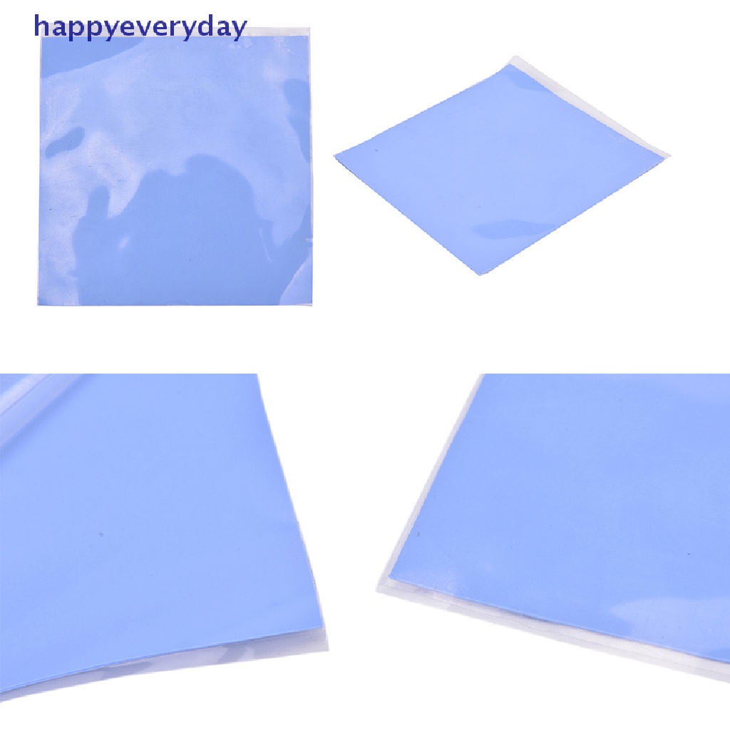 [happy] Biru GPU CPU Heatsink Pendingin Thermal Conductive Silicone Pad100mmx100mmx0.5mm [ID]