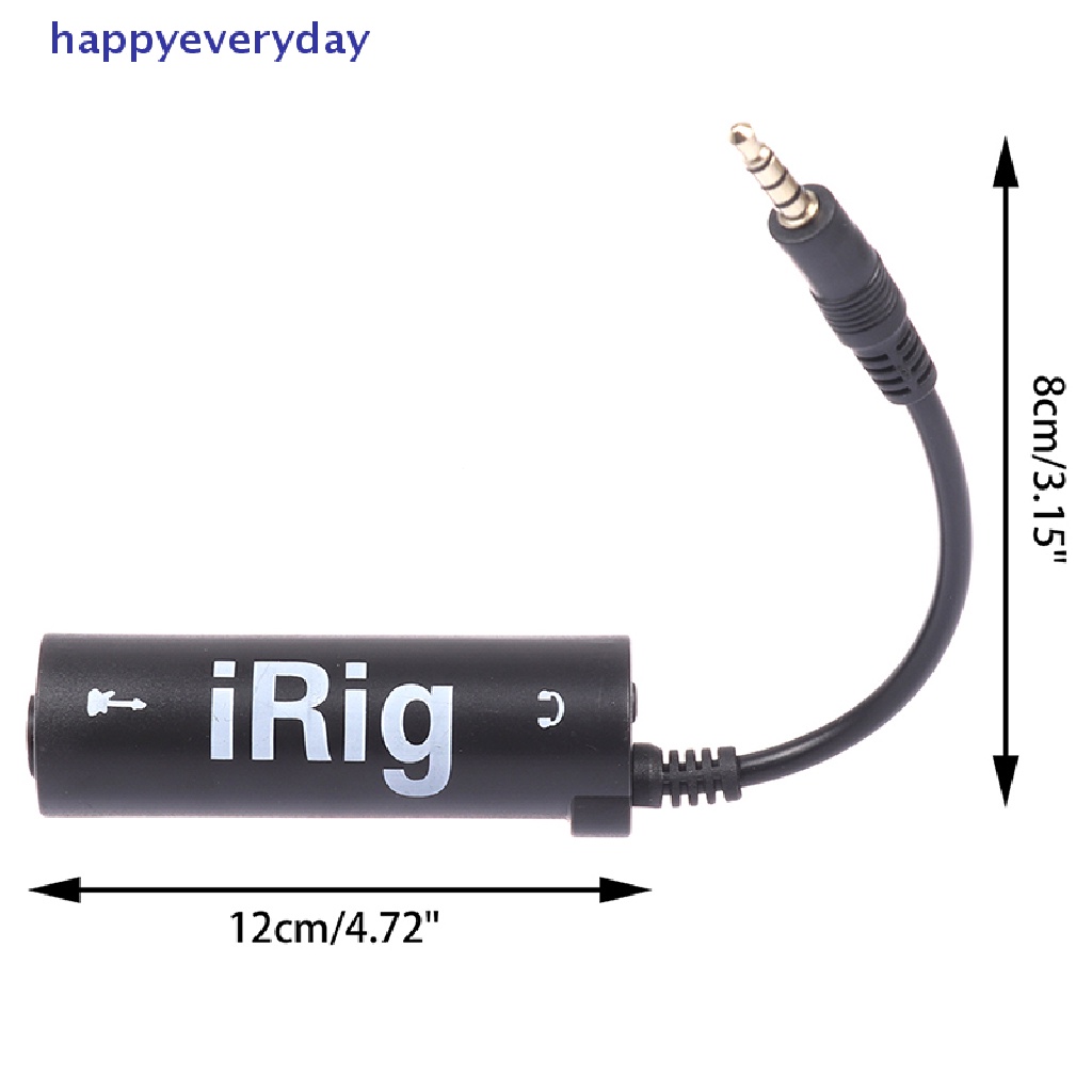 [happy] Untuk Irig Efek Gitar Ganti Gitar Dengan Telepon Konverter Antarmuka Gitar [ID]