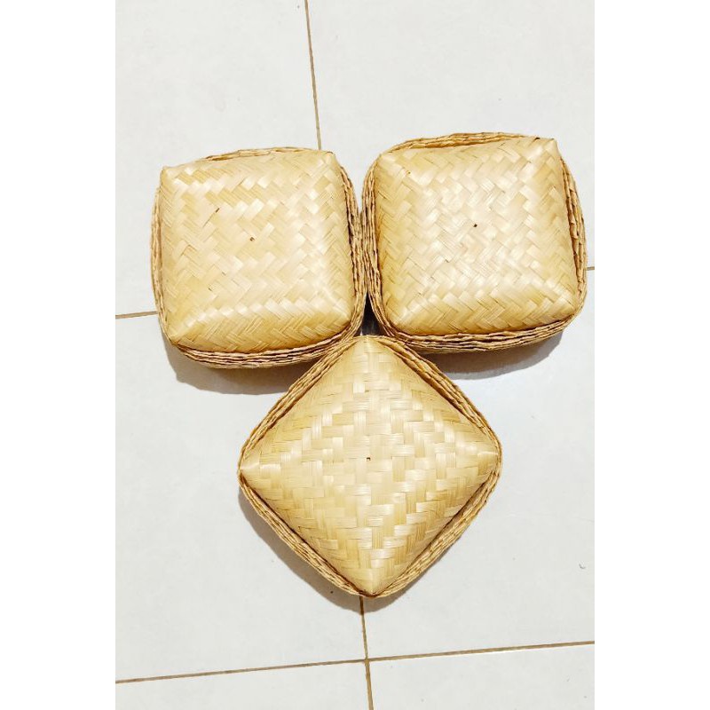 

[ Besekraf ] besek bambu 20x20cm grosir termurah langsung produsen | Besek bambu hampers
