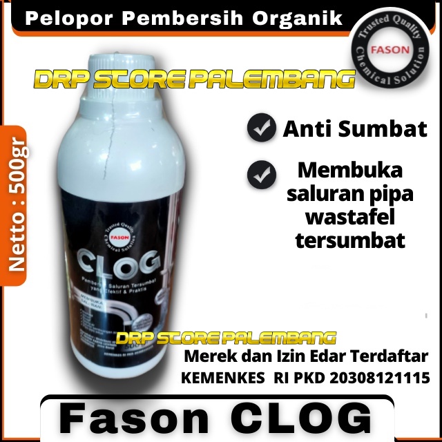 Anti Sumbat Wastafel Fason CLOG 500gr