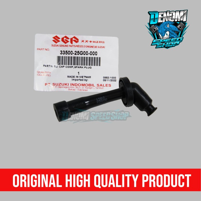 Cop Cangklong Kepala Busi Suzuki Satria Fu Karbu FI GSX 150 Original SGP 33500-25G00