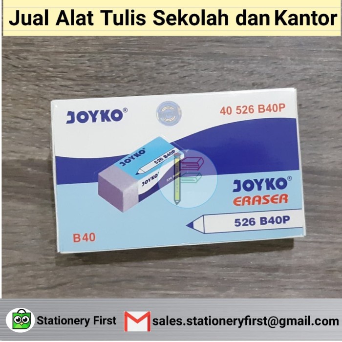 

donna- Penghapus Eraser Joyko B40P / B40BL - Putih terbaru