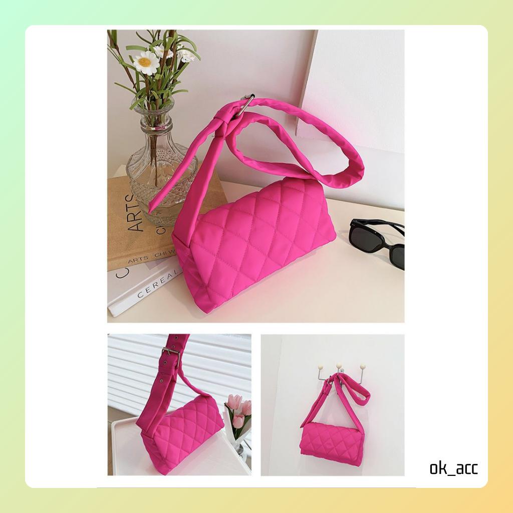 BARU Tas Selempang Wanita Rantai Messenger Luxury Mini Bag FT69 size 24.5 x 14 x 6 cm