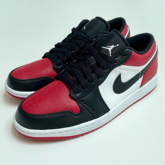 Air Jordan 1 Low Bred Toe (553558 612) (Not Dunk Sacai Yeezy)