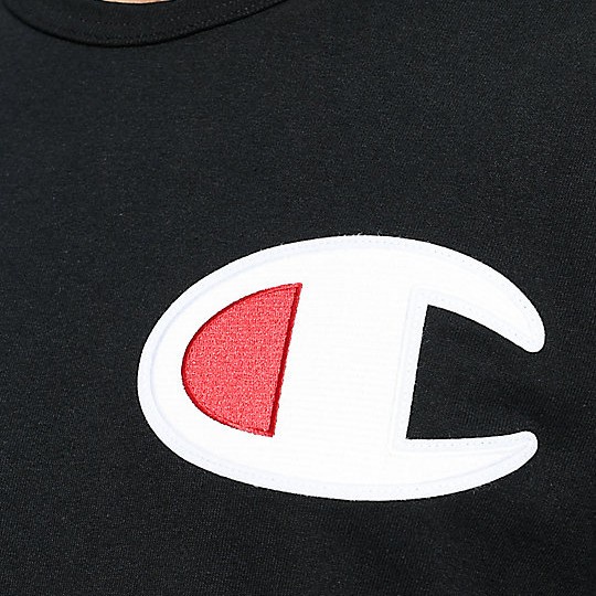 Champion Reverse Weave Felt Logo Tee