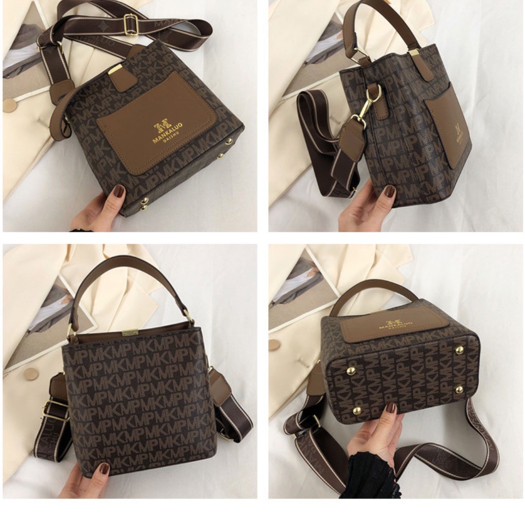 cod☜☞ready tas wanita selempang import murah handbag fashion tas ember shoulder bag lagilaku