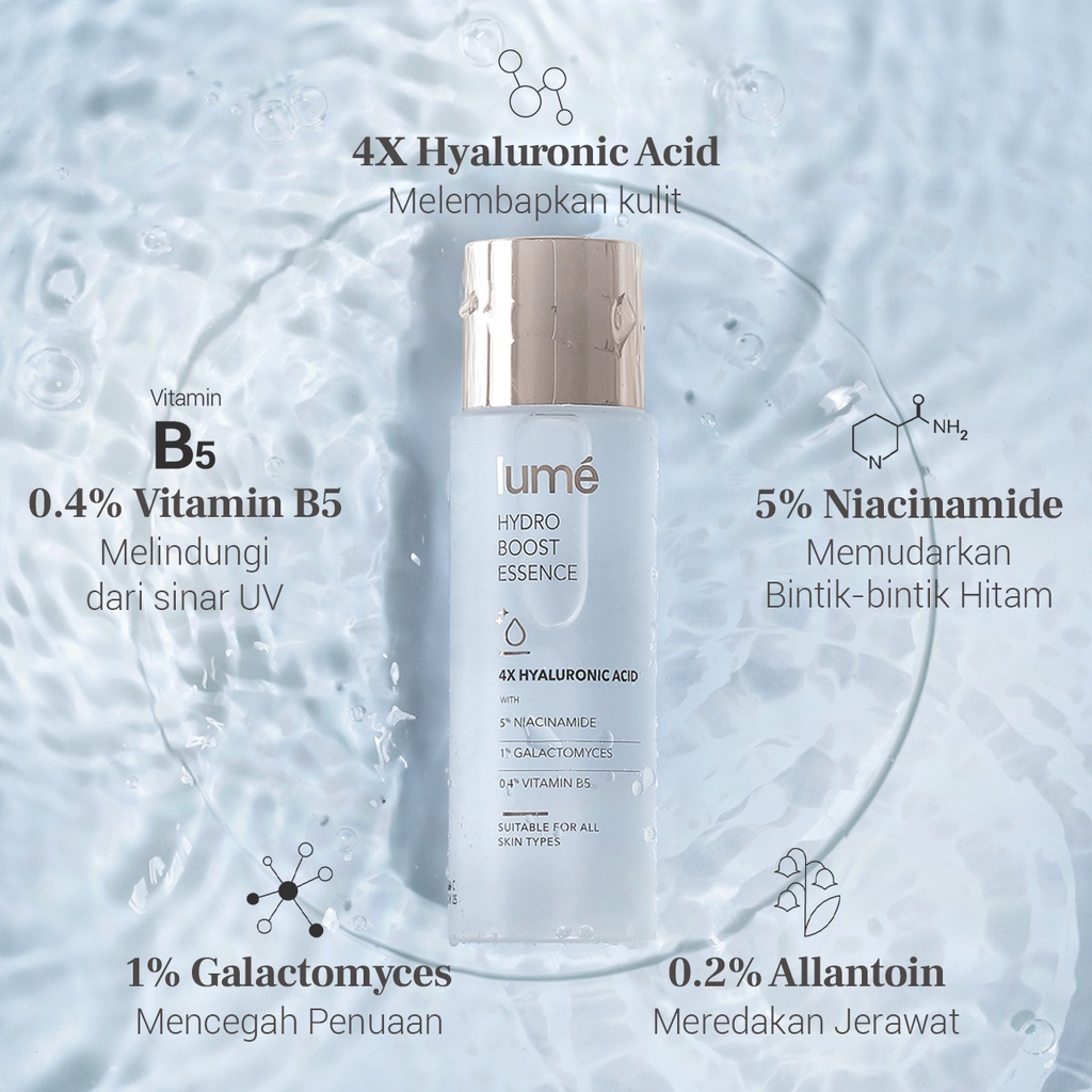 LUME Skincare Hydro Boost Essence Mencerahkan