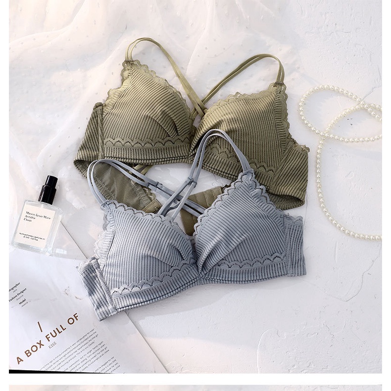 Celyne Bra BH Push Up Set Model Tanpa Kawat Wanita Sport 9025