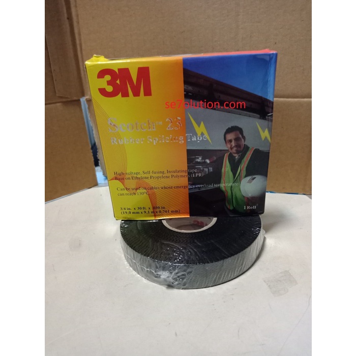 

3M Isolasi Listrik Scotch 23 Rubber Splicing Tape