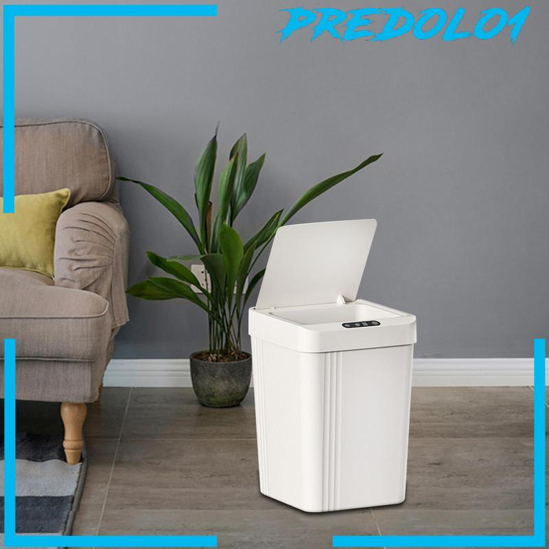 [Predolo1] Tempat Sampah Tanpa Sentuh 13L Induction Rubbish Bin Untuk Restoran Kamar Asrama Hotel