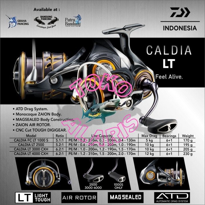 REEL DAIWA CALDIA LT - 1000S