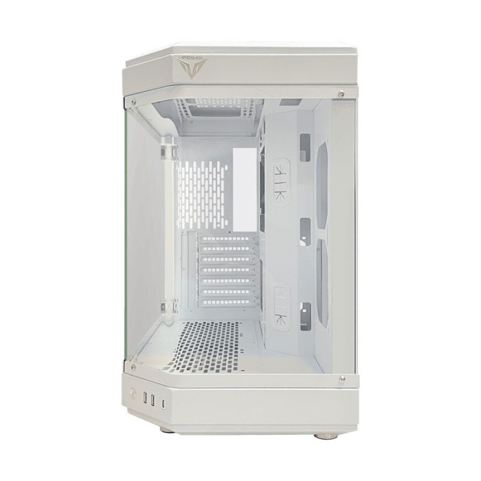 PRIME H-[Y] WHITE - MODERN AESTHETIC DUAL CHAMBER ATX CASE
