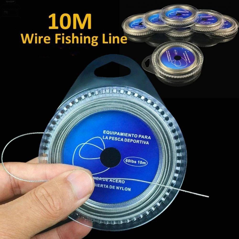 Agustina Fishing Line Boat Fishing Pesca Braided Wear Pasukan Tarik 10-200LBS 10M Garis Tahan Gigit