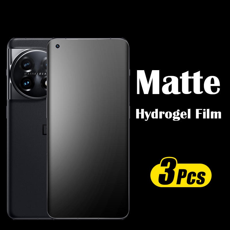 3pcs Film Hidrogel Frosted Matte Untuk Oppo Reno 9 8 7 6 5 4 3 2 Pro Plus 8T 8Z 7Z 6Z 5F 2F 10X Zoom Pelindung Layar Untuk Oppo Find X6 X5 X3 X2 Pro Bukan Kaca