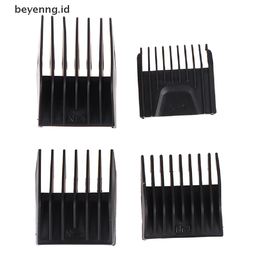 Beyen 4pcs Barber Universal Hair Clipper Limit Comb Panduan Pengganti Sisir ID
