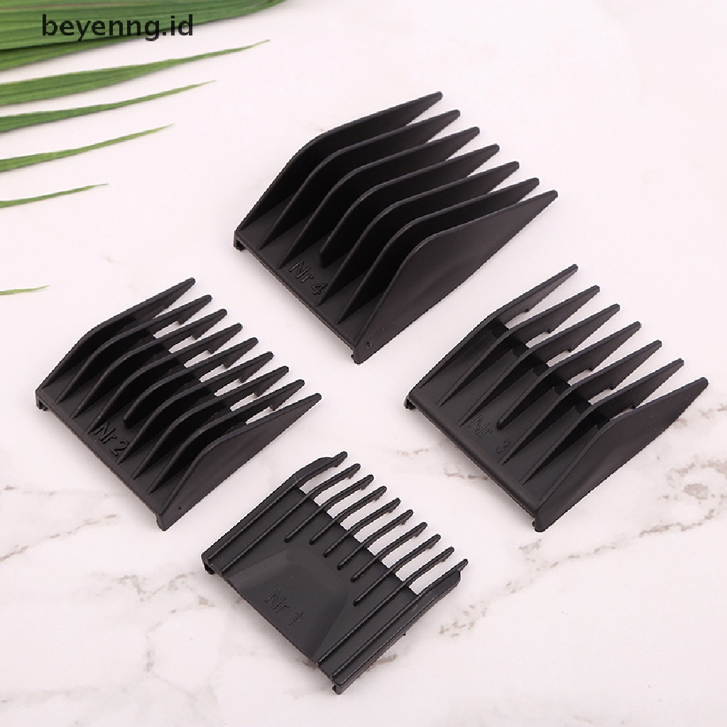 Beyen 4pcs Barber Universal Hair Clipper Limit Comb Panduan Pengganti Sisir ID