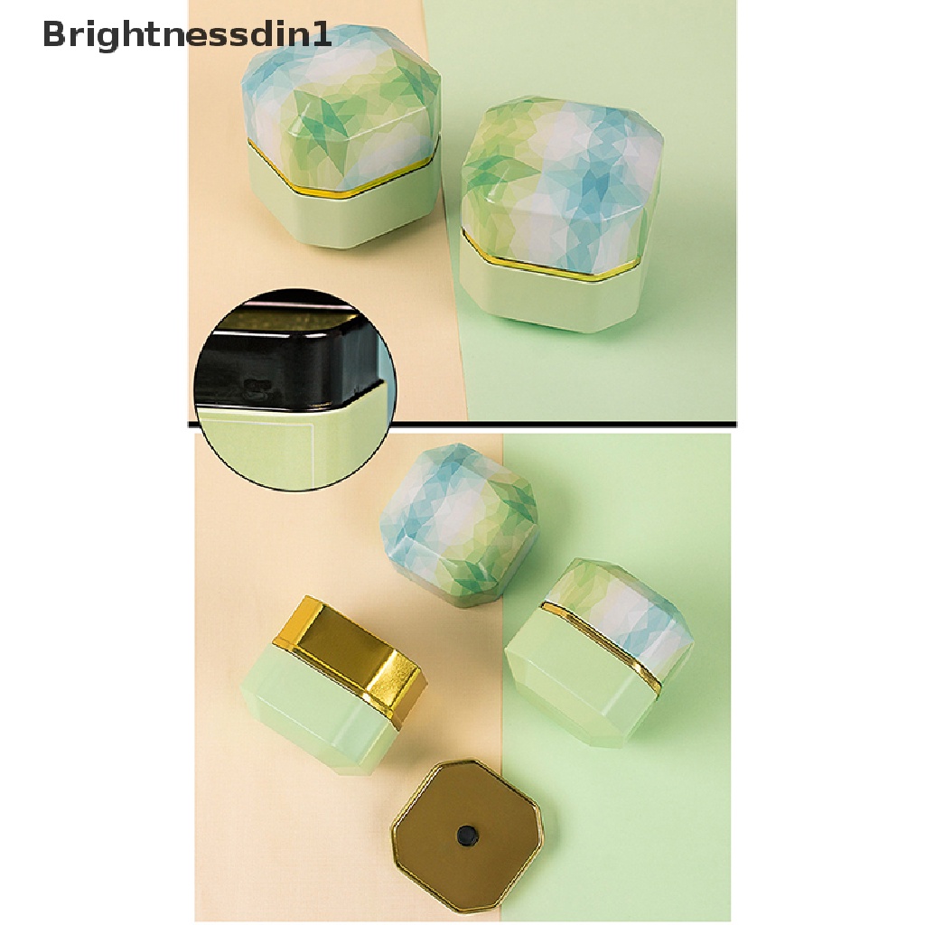 [Brightnessdin1] Sealed Tea Kaleng Wadah Teh Penyimpanan Makanan Besi Candy Box Tinplate Kotak Butik