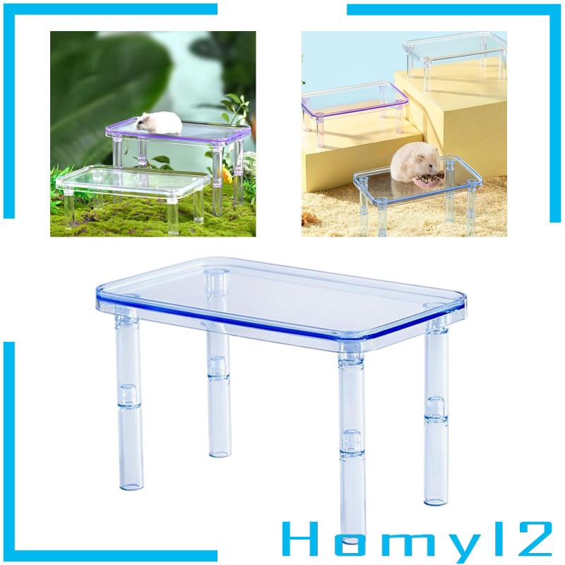 [HOMYL2] Meja Rak Platform Hamster Platform Hewan Kecil Untuk Tikus Tupai Gerbil