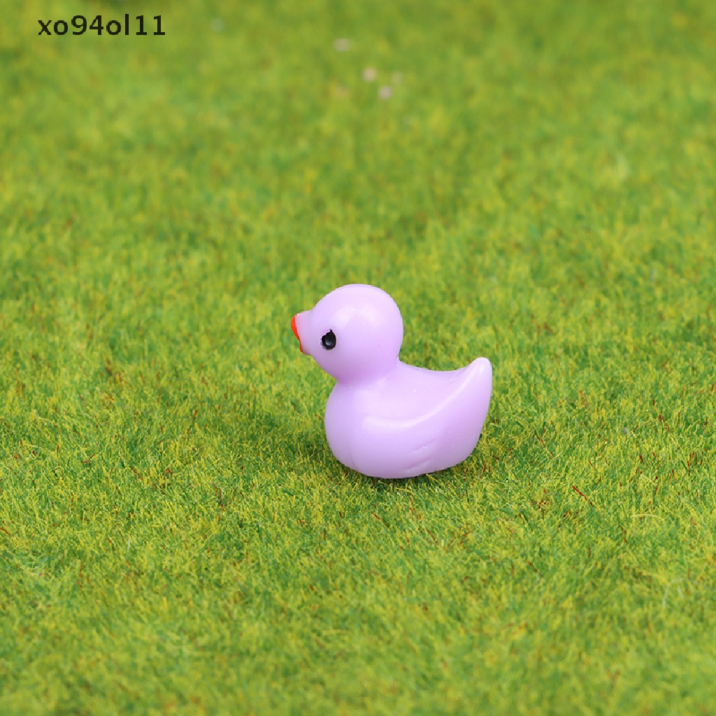 Xo 3pcs Simulasi Hewan Bebek Kecil Mikro Lanskap Ornamen Aksesoris Perhiasan OL