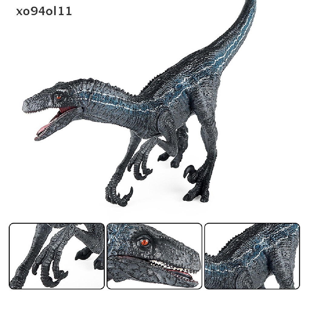 Xo Velociraptor Karnivora Model Dinosaurus Figurine Plastik Solid Action Figure OL