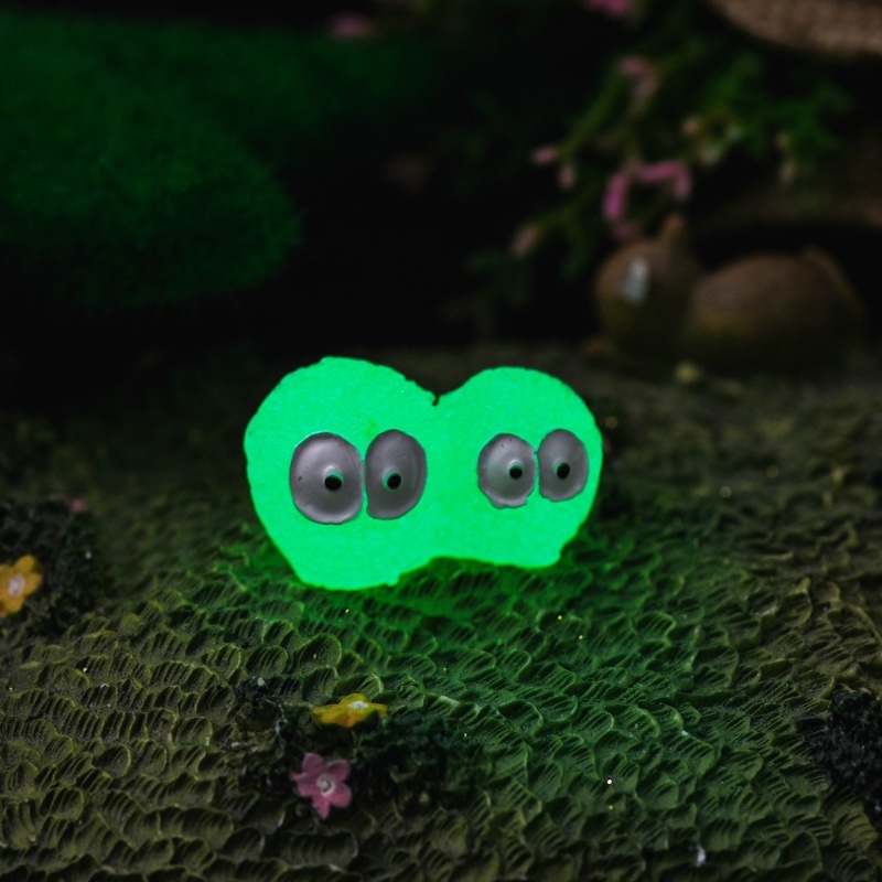 5pcs Briket Luminous Mini Warna-Warni Nagita/Resin Debu Sprites Micro Ornamen/Miniatur Berkebun Pot Dekorasi