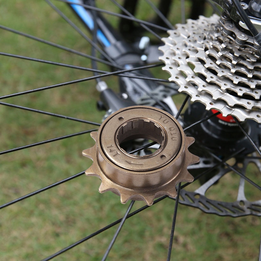 Freewheel 12T 14T freewheel Gir Gear Sprocket Sepeda Single Speed Gear Gir Sepeda Belakang BMX Fixie