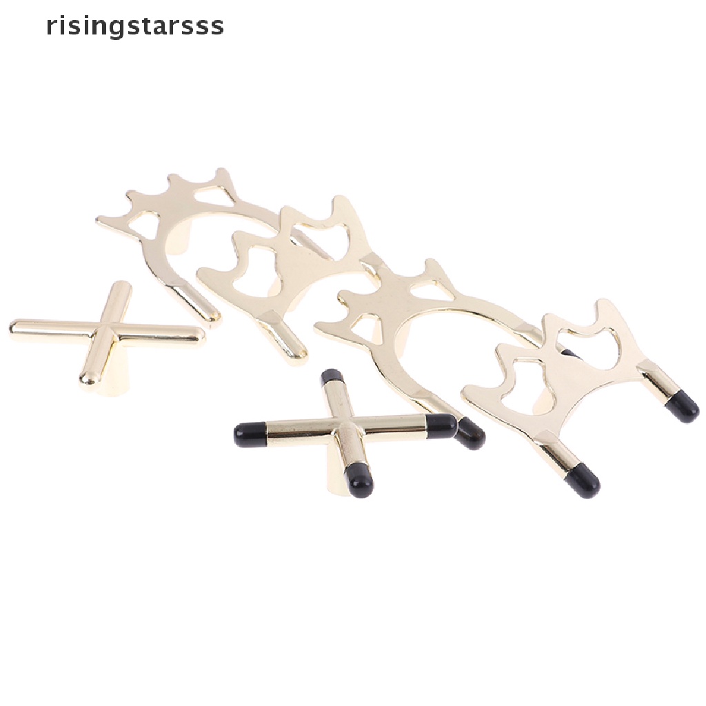 Rsid Span-new Copper Stick Frame Billiards Snooker Pool Cue Rest Bridge Head Holder Aksesori  Sepatu Jelly