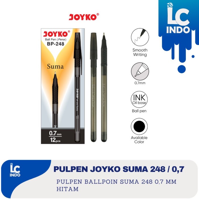 

Pulpen ballpoint joyko 248 pulpen Joyko 0,7mm 1 Lusin 12 pcs