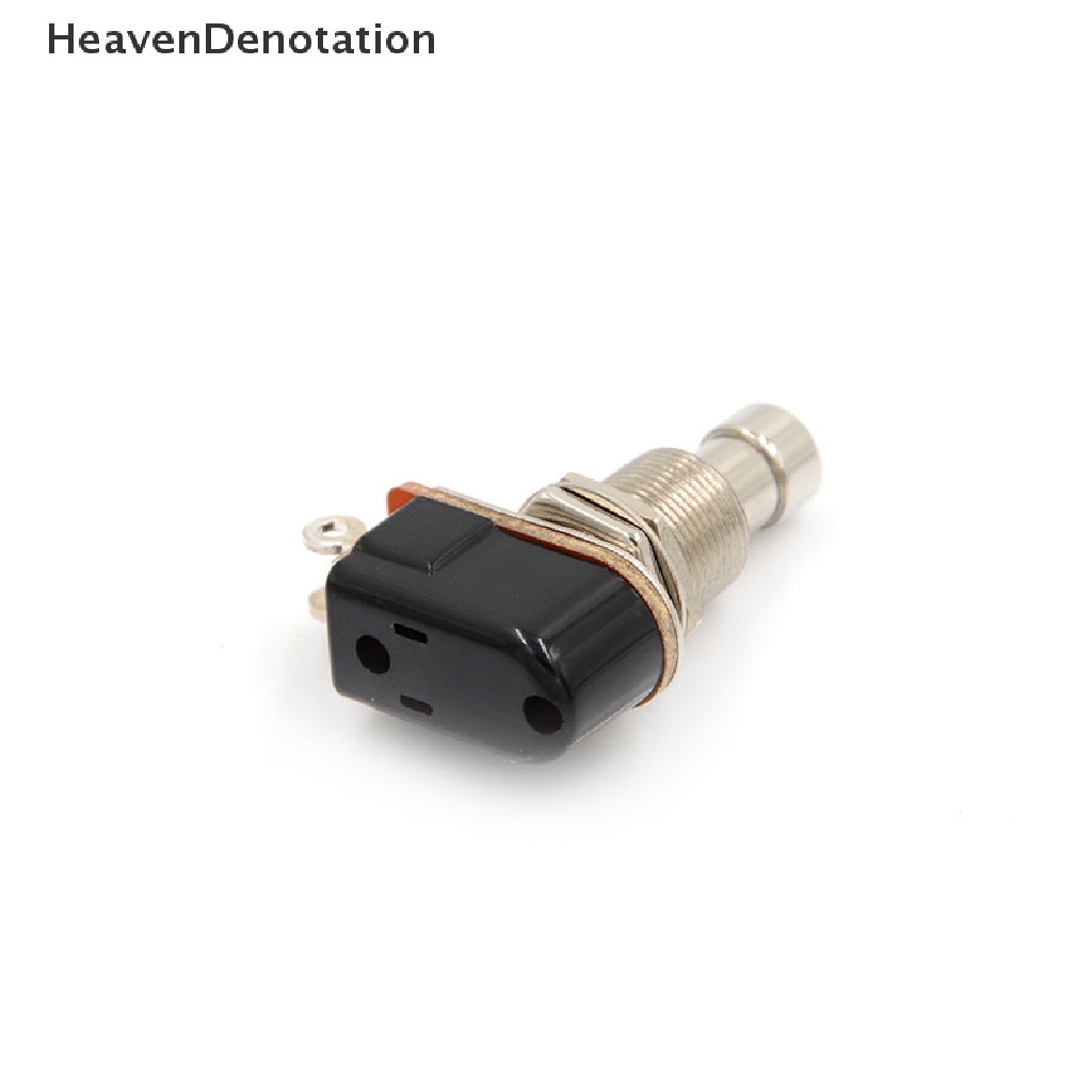 [HeavenDenotation] New Saklar Gitar Listrik Momentary Push Button Foot Switch SPST HDV