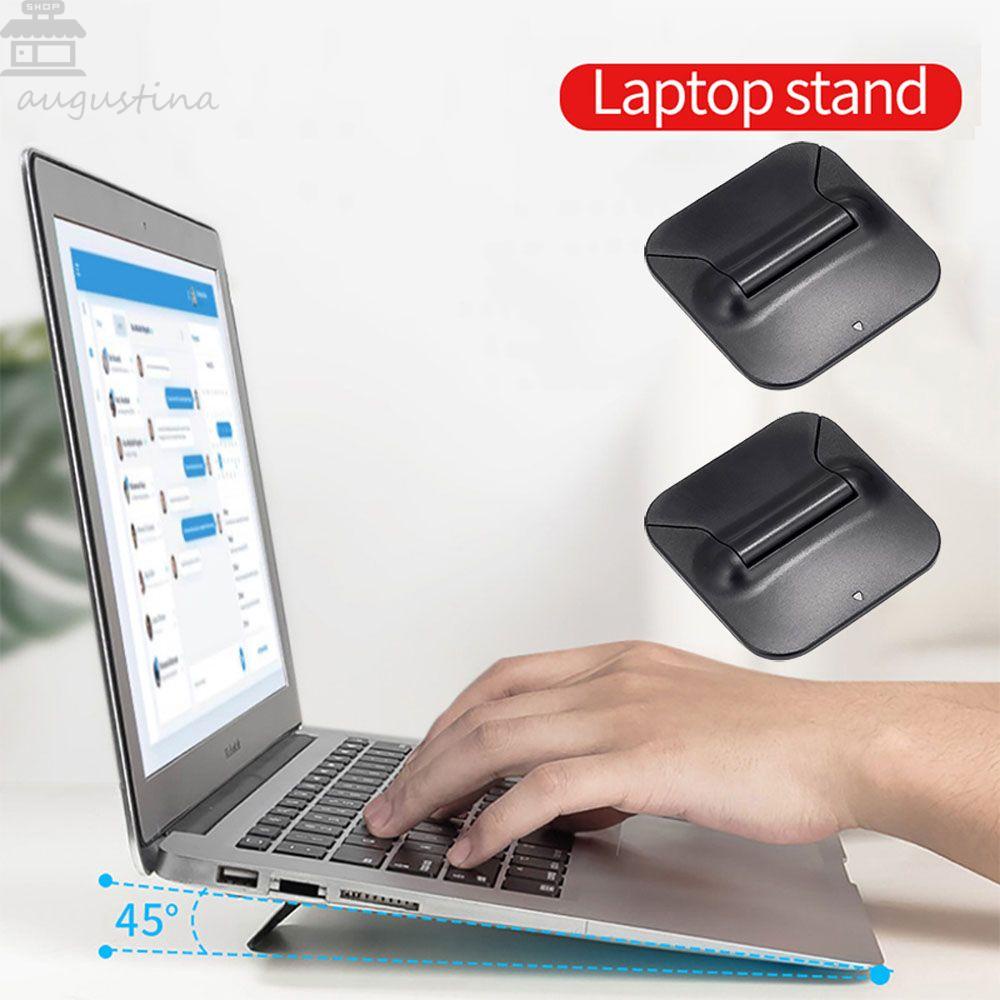 Augustina Stand Laptop Portable Universal Cooling Stand Non-slip Desktop Support Aksesoris Notebook Aksesoris Heightening Pad