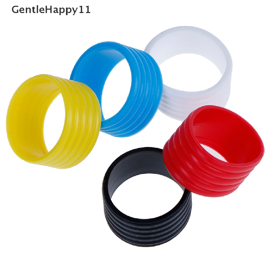 Gentlehappy 4pcs Raket Tenis Karet Ring Grip Stretchable Melar Handle Karet Ring id