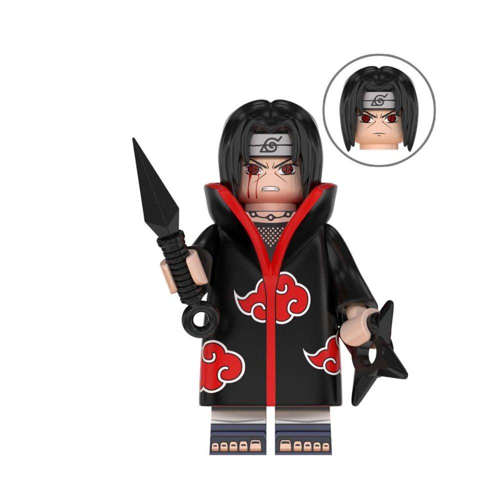 Lanfy Naruto Puzzle Blok Mini Batu Bata Miniatur Hadiah Anak Horror Game Merakit Model Dekorasi Rumah Koleksi Mainan Angka Rakit Mainan Naruto Blok