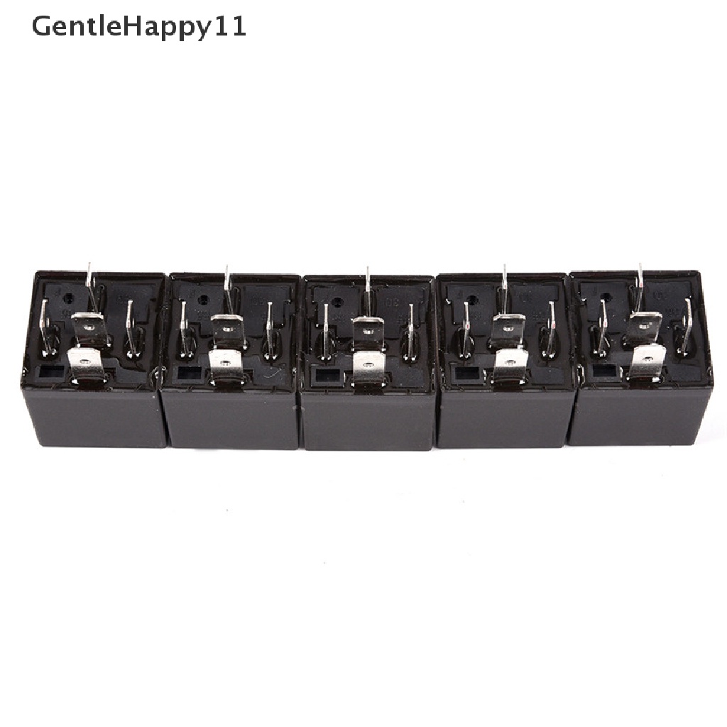 Gentlehappy Relay Mobil Anti Air DC 12V 40A 4Pin Relay Sekring Otomotif Normal Open Relay id