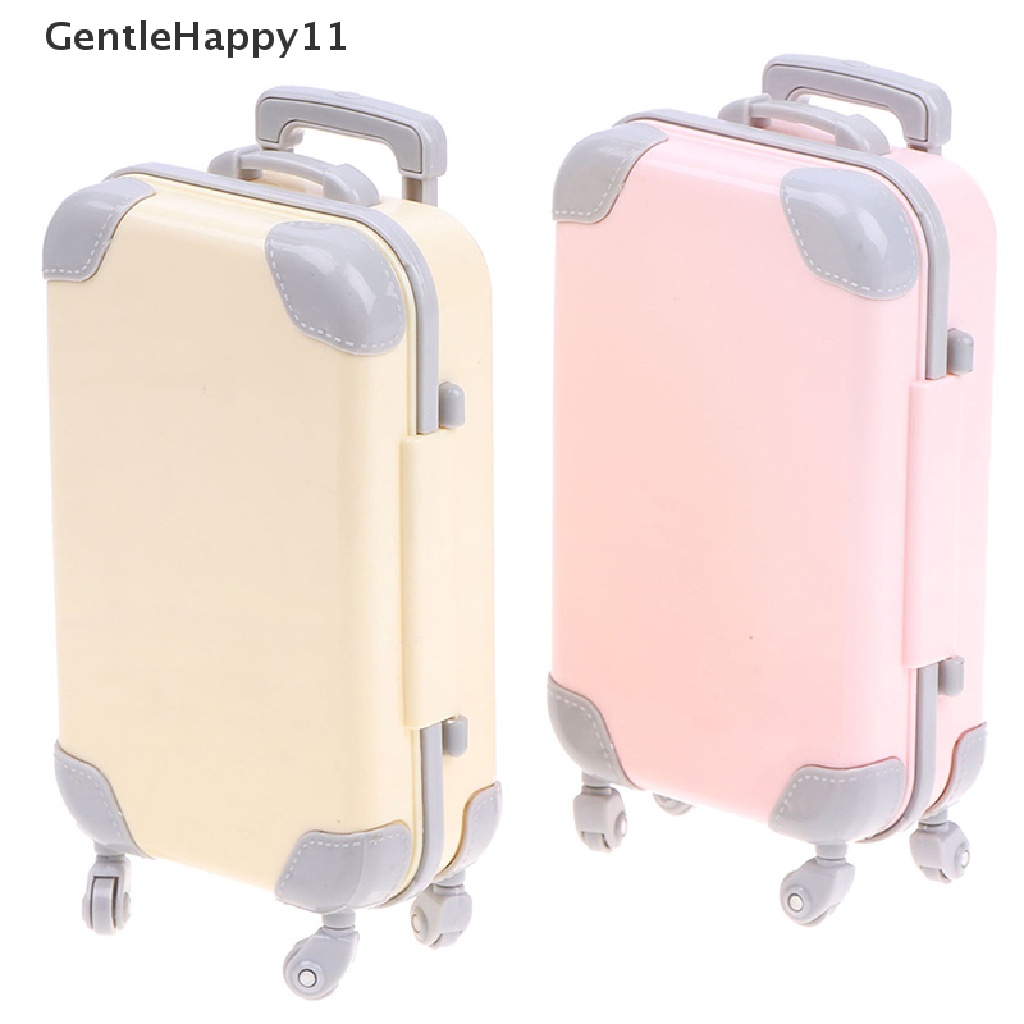 Gentlehappy Aksesoris Boneka Kereta Travel Plastik Mini Koper Plastik Bagasi id