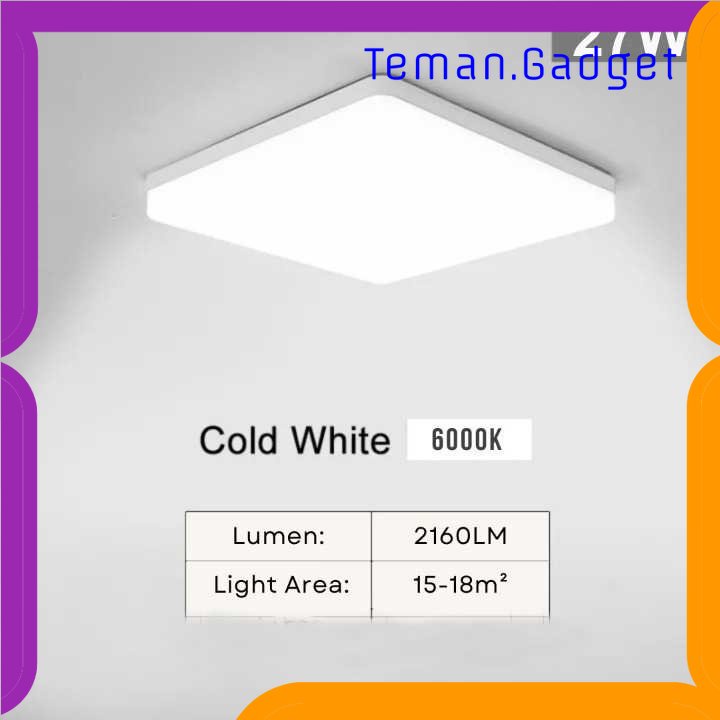 TG - LMP MARPOU Lampu Plafon LED Ceiling Light 27W 30x30 cm Cool White - MA27