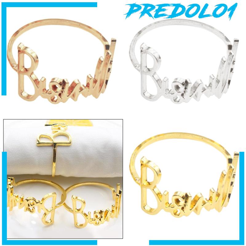 [Predolo1] 10buah Serbet Gesper Hiasan Bulat Hias Untuk Perjamuan Liburan