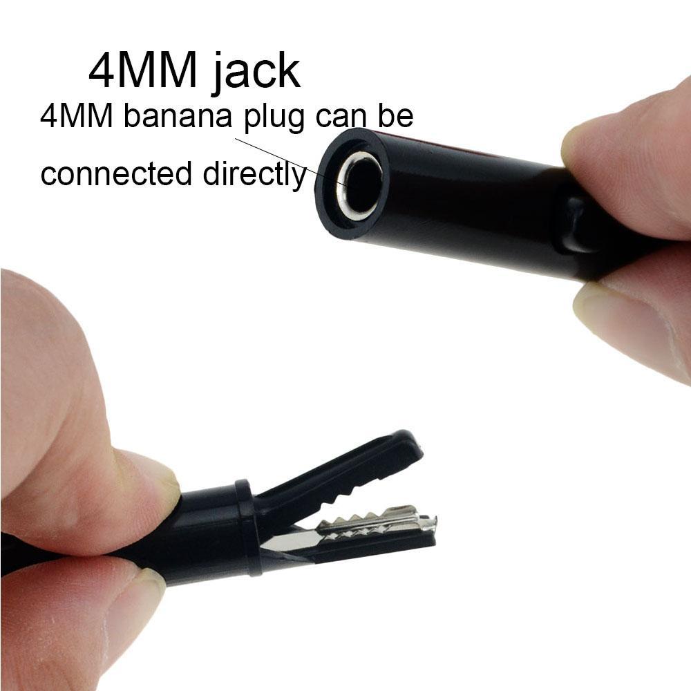 Chookyy Push Button Type Crocodile Clip Full Protective Insulative Pelindung Penjepit Untuk Multimeter Profesional Alligator Clip