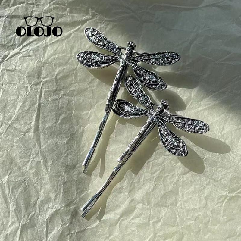 【COD】 Jepit rambut capung Aksesori Rambut Manis Dragonfly Hair Clip Messy Beauty Vintage Hairpin