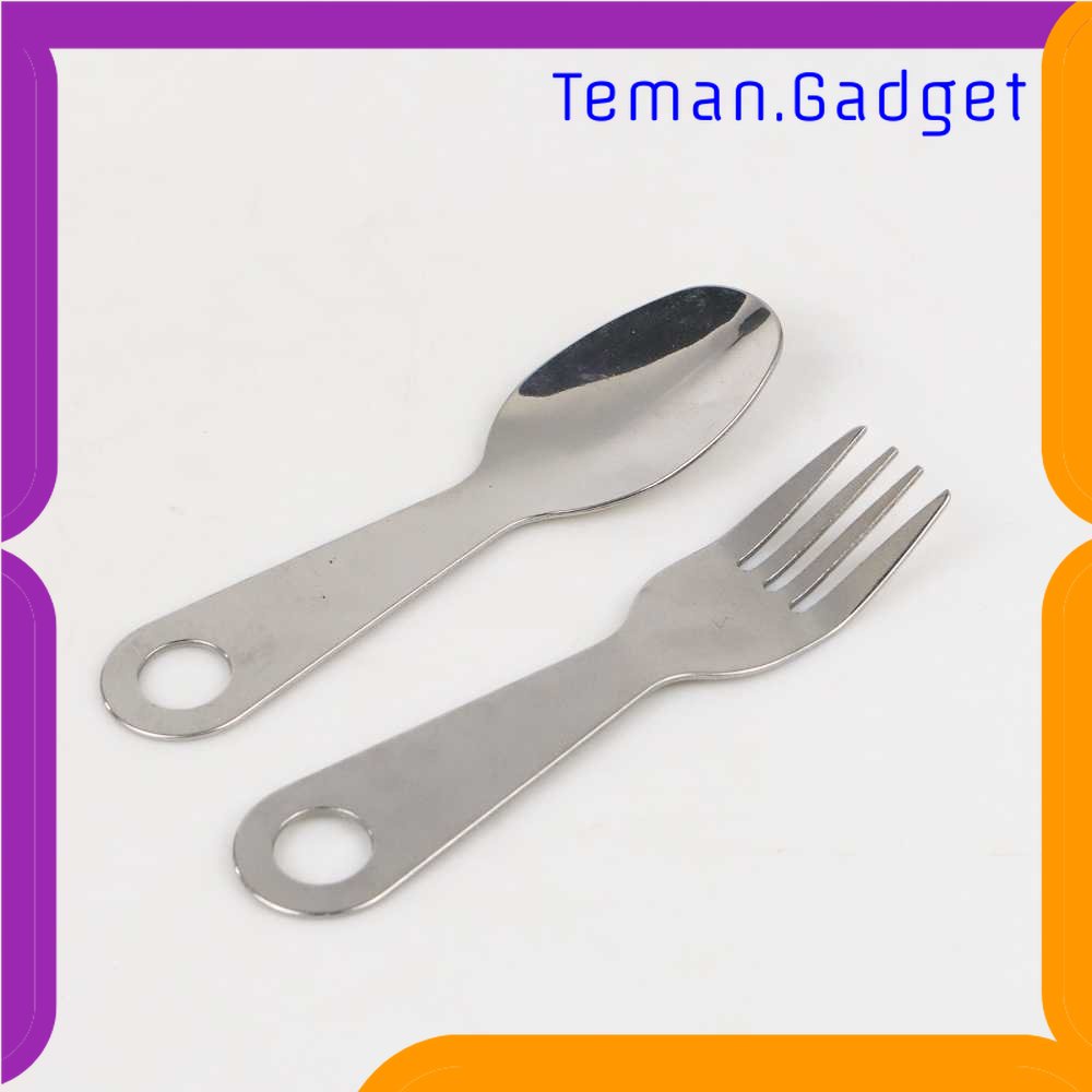 TG - DPR SunnyOutdoor Sendok Garpu Pisau Lipat Multitool Stainless Steel - SV4