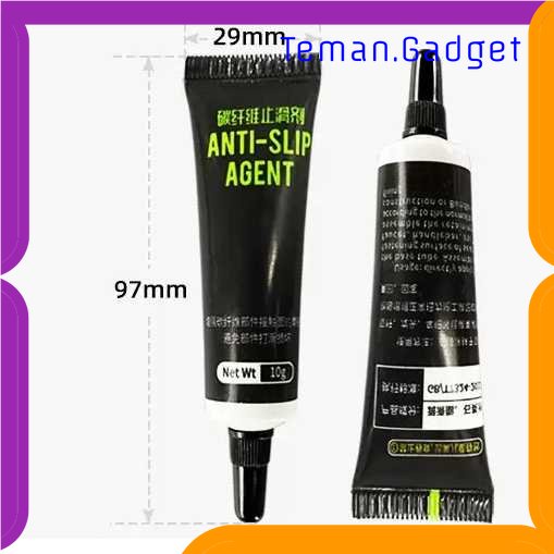 TG - OLR DEEM Gel Anti Slip Sepeda Carbon Fiber Metal Handlebar Seatpost 10g - D10