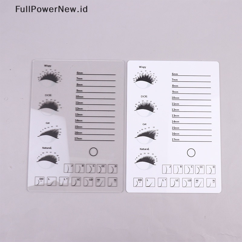 Power 1PC Acrylic Eyelash Holder Pallet Eyelash Extension Lem Pallet Lashes Holder ID