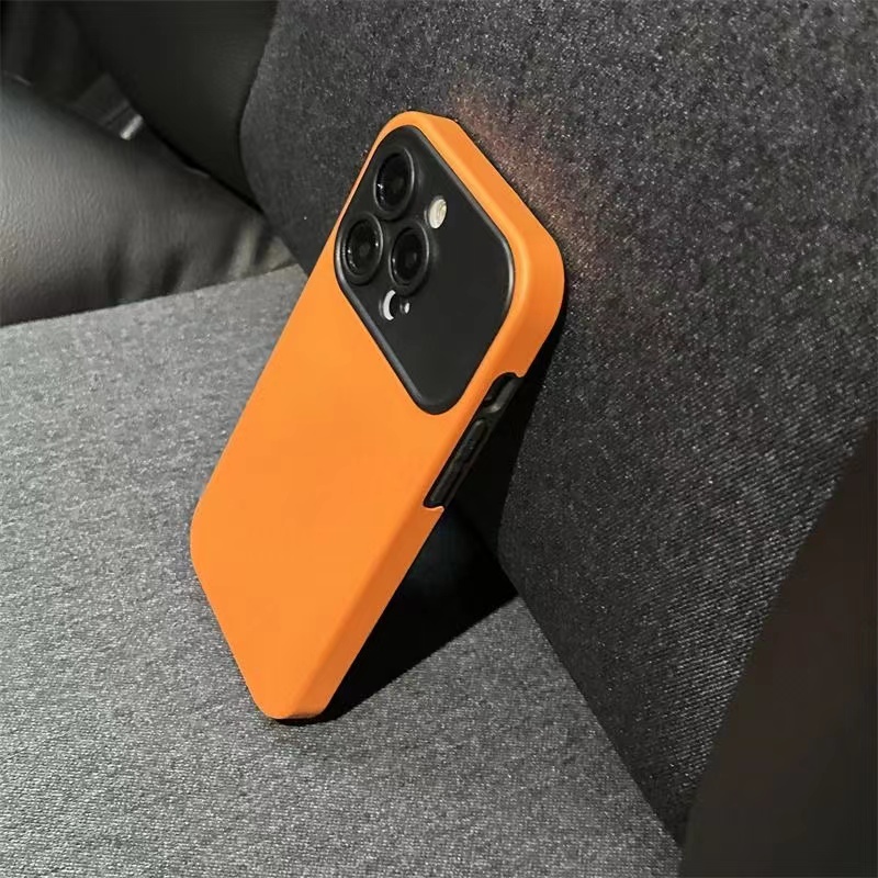 IPHONE Casing Pelindung Soft Cover Anti Jatuh Untuk Iphone14 13 12 11 Pro X XS Max XR 14Plus Jendela Besar Two-in-one Case Silikon