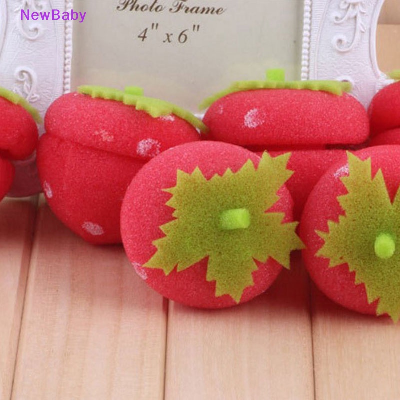 Newbaby 6Pcs Magic Hair Curlers Rollers Curler Spons Lembut Bola Busa Pengeriting Rol ID