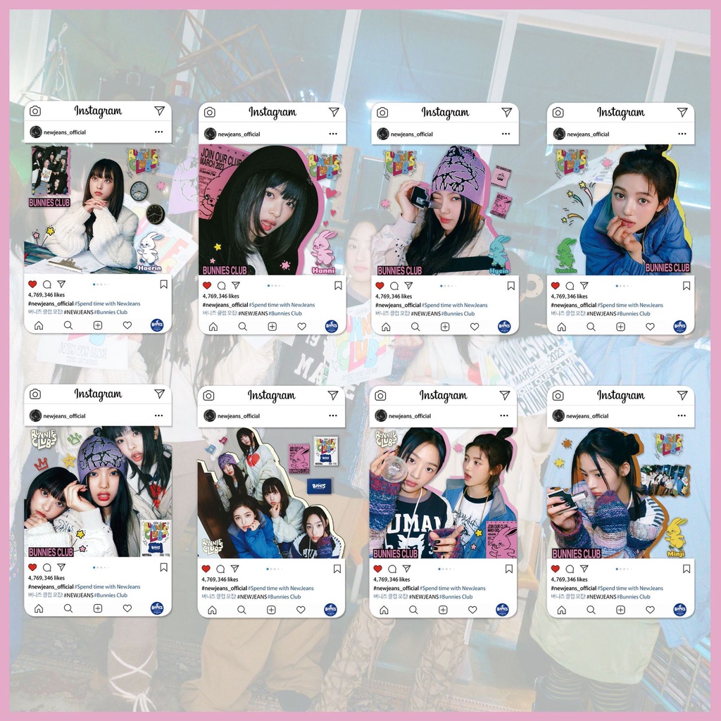 8-9pcs /set TWICE NJ Photocard READY TO BE PVC Card NJ Transparan Bening Kpop Postcard