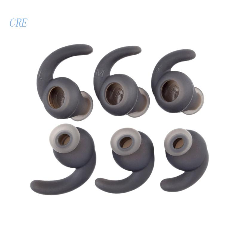 Cre 3pasang Silikon Premium Pengganti Earbud Ear Tips Untuk Kabel Corded Earbuds Ear Bud Sleeve Part Eargel