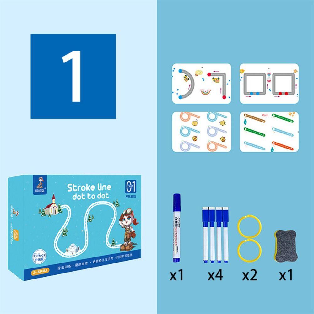 Mxbeauty Pen Control Buku Latihan Untuk Anak Buku Permainan Tk Menggambar Korek Game Set Dengan Pulpen Gambar Edukasi Balita Latihan Copybook