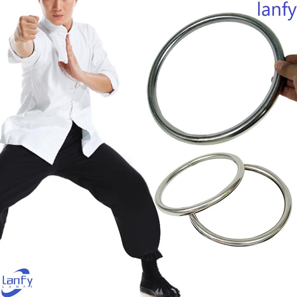 Lanfy Wing Chun Cincin Produk Seni Bela Diri Profesional Yewen Cina Kung Fu Kekuatan Cincin Latihan Cincin Baja