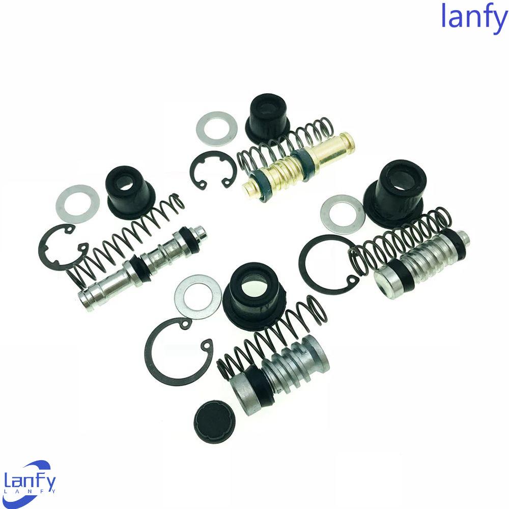 Lanfy Kit Reparasi Pompa Rem Kopling Motor Aksesoris Motor Piston Plunger Oil Seal Motocros Master Cylinder Piston Rigs