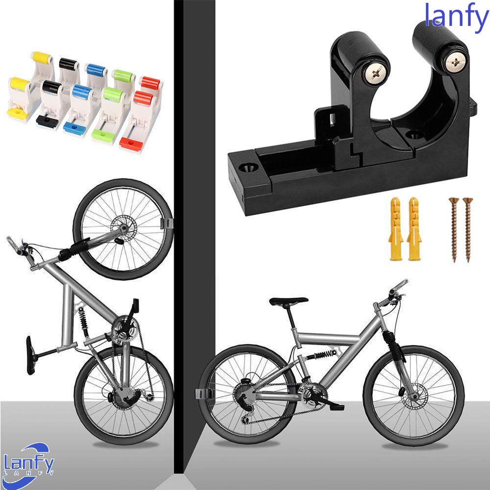 Lanfy Rak Sepeda Hook Bracket Praktis Parkir Gesper Mount Peralatan Pedal Sepeda Gantung Berdiri Bersepeda Aksesoris Dinding Penyimpanan Kait Sepeda Dinding Hook