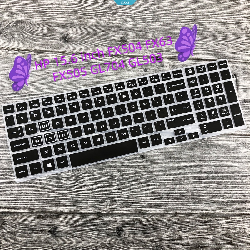 Case Aksesori Keyboard Komputer Tahan Air Yang Dapat Dilepas Dan Dicuci Untuk HP 15.6 Inci ROG TUF FX504 FX63 FX505 GL704 GL503 Penutup Debu Keyboard [ZK]